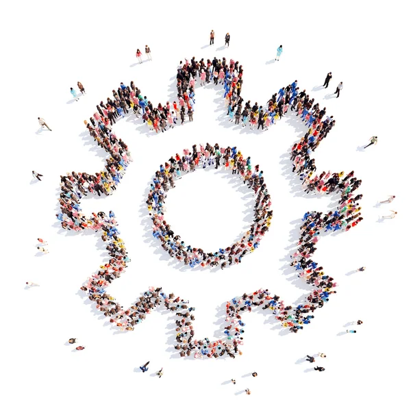 Gears'ı şeklinde insanlar.