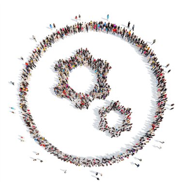 Gears'ı şeklinde insanlar.