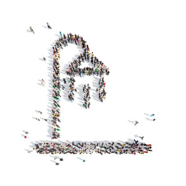 insanlar ruh şeklinde.