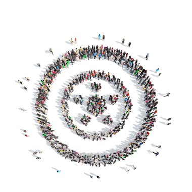 insanlar bir araç şeklinde.