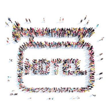 insanlar tablet otel şeklinde.