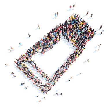 insanlar tıbbi bir tüp şeklinde.