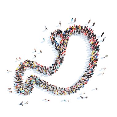 insanlar insan mide şeklinde.