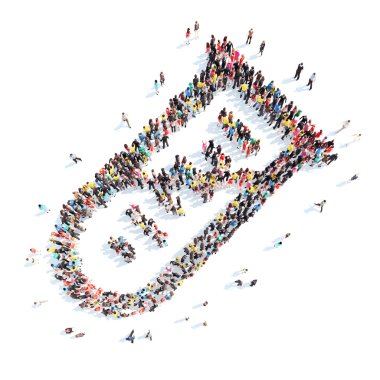 insanlar tıbbi balon şeklinde.