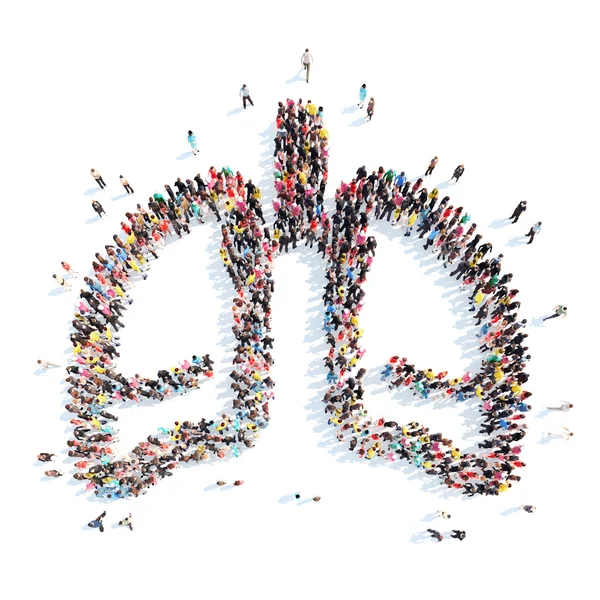  insanlar insan akciğerleri şeklinde.