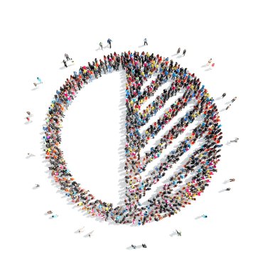  people in the shape of an interest.