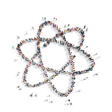 insanlar küre şeklinde.