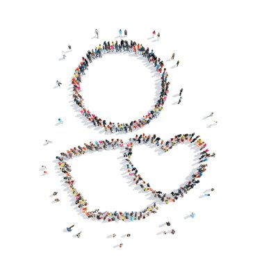 insanlar adam şeklinde.