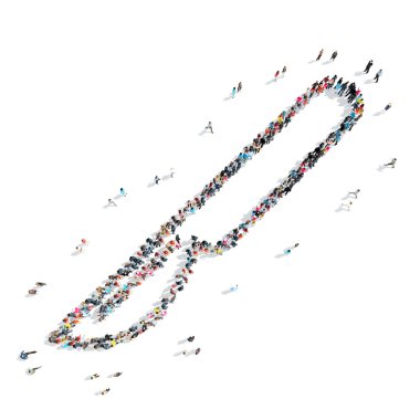 insanlar bir neşter şeklinde