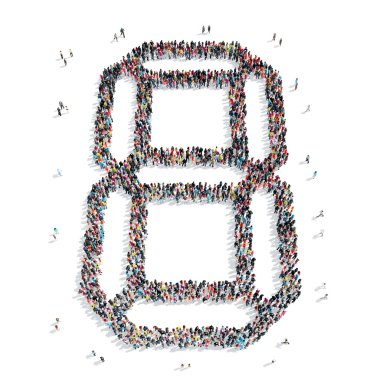 Grup insanlar Şekil şekil