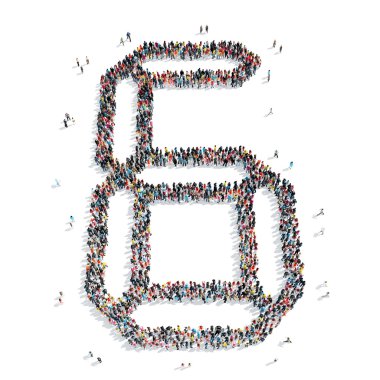 Grup insanlar Şekil şekil