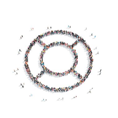 hayat şamandıra şeklinde insanlar, kurtarma