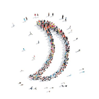 insanlar Müslüman Hilal, din şeklinde