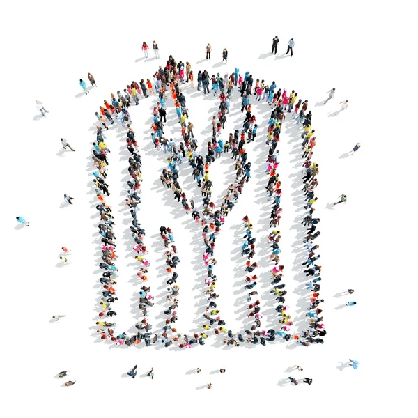 insanlar şekli ceket elbise