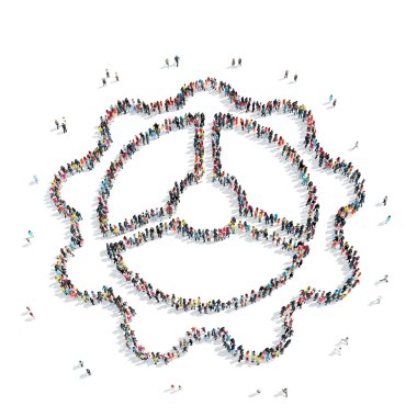 Gears'ı şeklinde insanlar