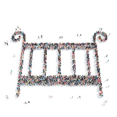 insanlar karyolası çocuk şekil