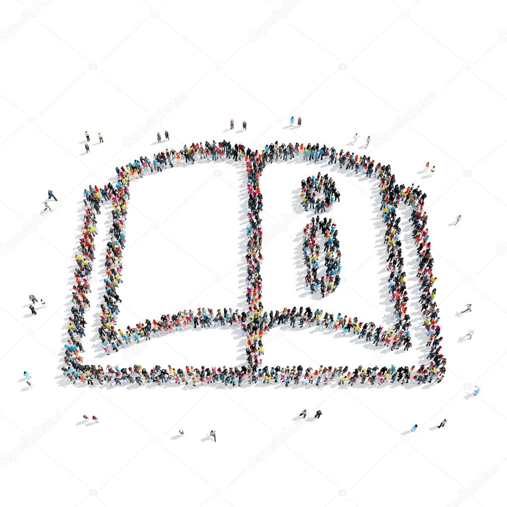 group  people  shape  book