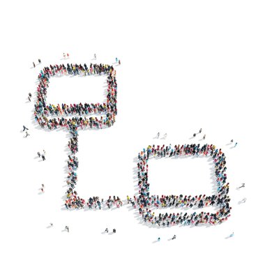 Grup insanlar bağlantı şekli