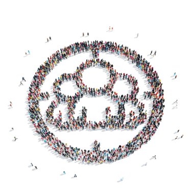 hedef erkekler grup insanlar şekil