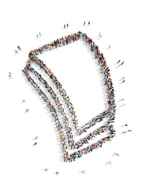 Grup insanlar şekil etiketleri