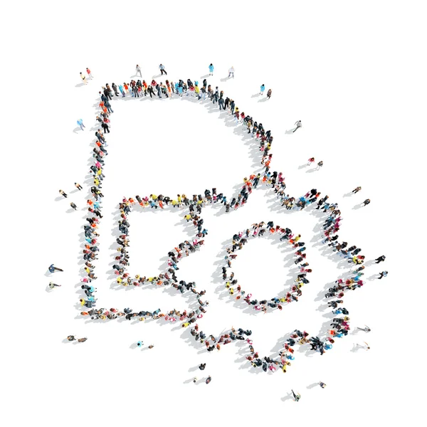 Grup insanlar şekli SIM kartı