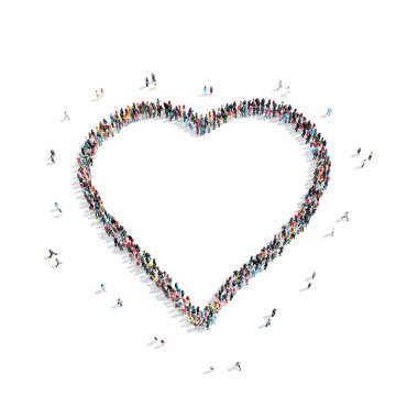 insanlar kalp aşk şekil