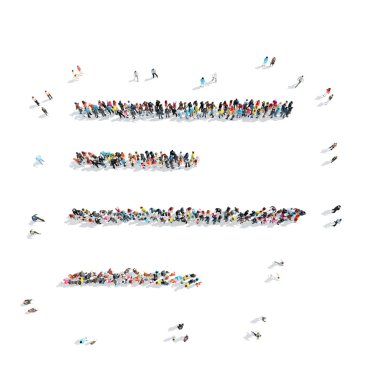 insanlar şekli dizeleri çizgi film