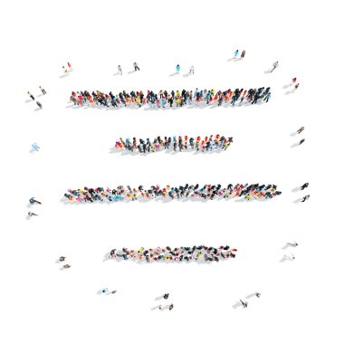 insanlar şekli dizeleri çizgi film