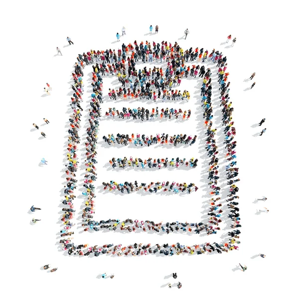 insanlar şekli anket çizgi film