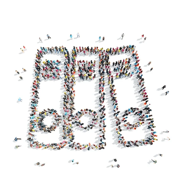  insanlar şekli klasör çizgi film