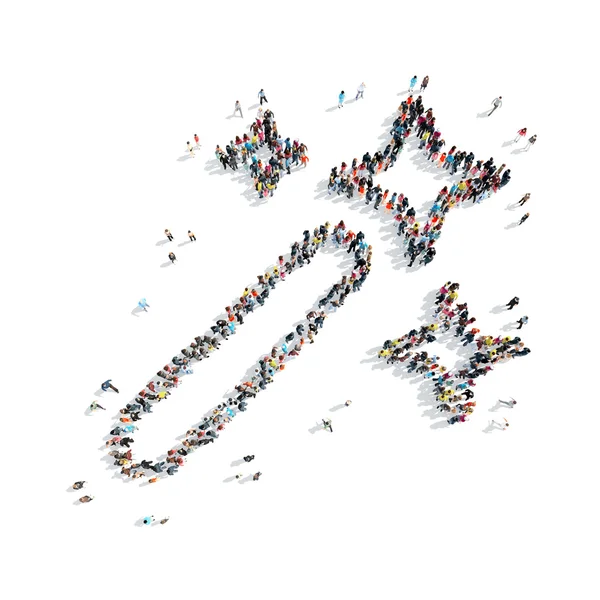 insanlar şekli sihirli değnek