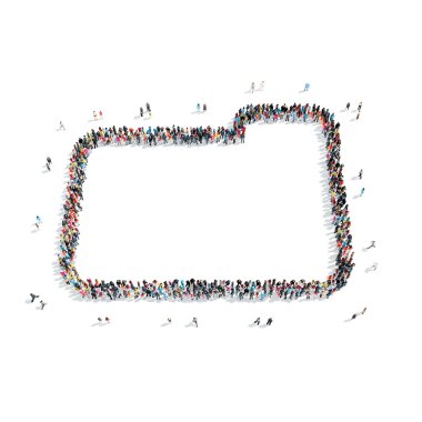 insanlar izole klasör şekil