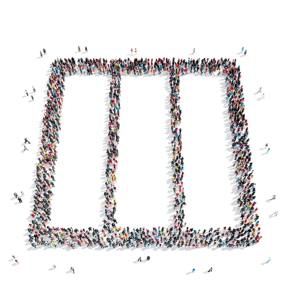 insanlar soyut sembolü şekil