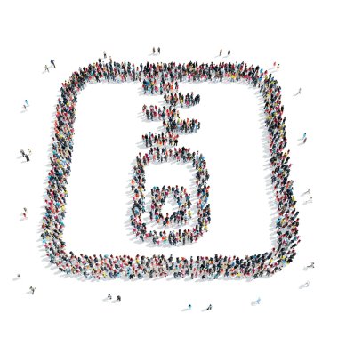 insanlar şekli fermuar çizgi film