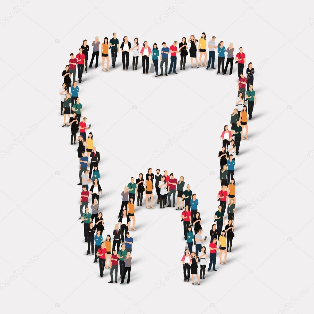 people  shape  tooth dental