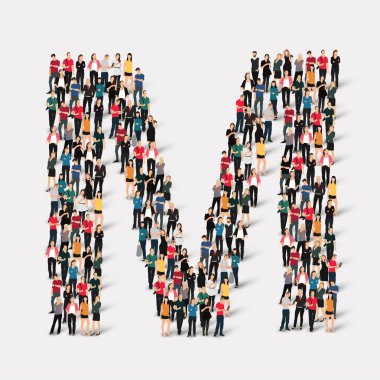 Grup insanlar mektup formu