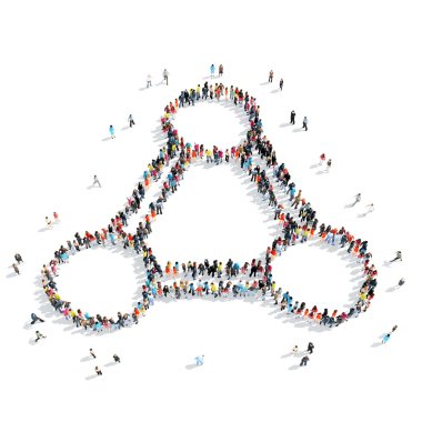 Grup insanlar bağlantı şekli