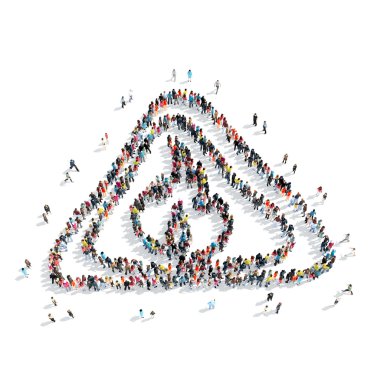 insanlar şekli işareti yangın