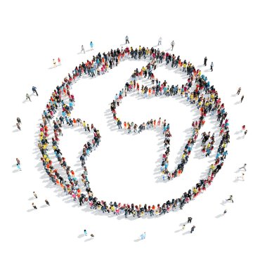 Grup insanlar dünya formu