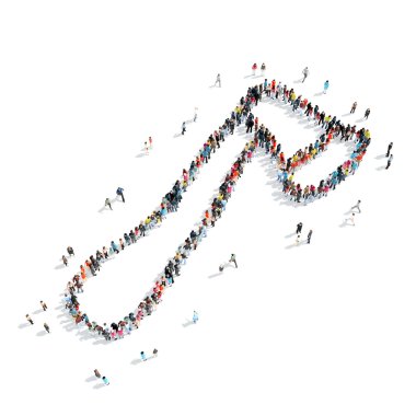 çizgi film insanlar şekli balta