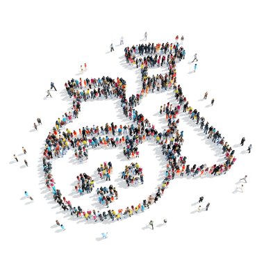 insanlar şekli ampul çizgi film