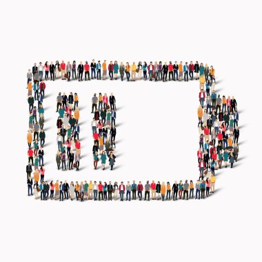 insan formu Pil şarjı