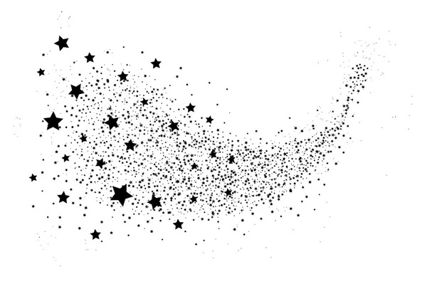 Circolo di polvere stellare scintillante — Vettoriale Stock