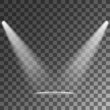 Sahne ışıkları vektör ışık efektleri