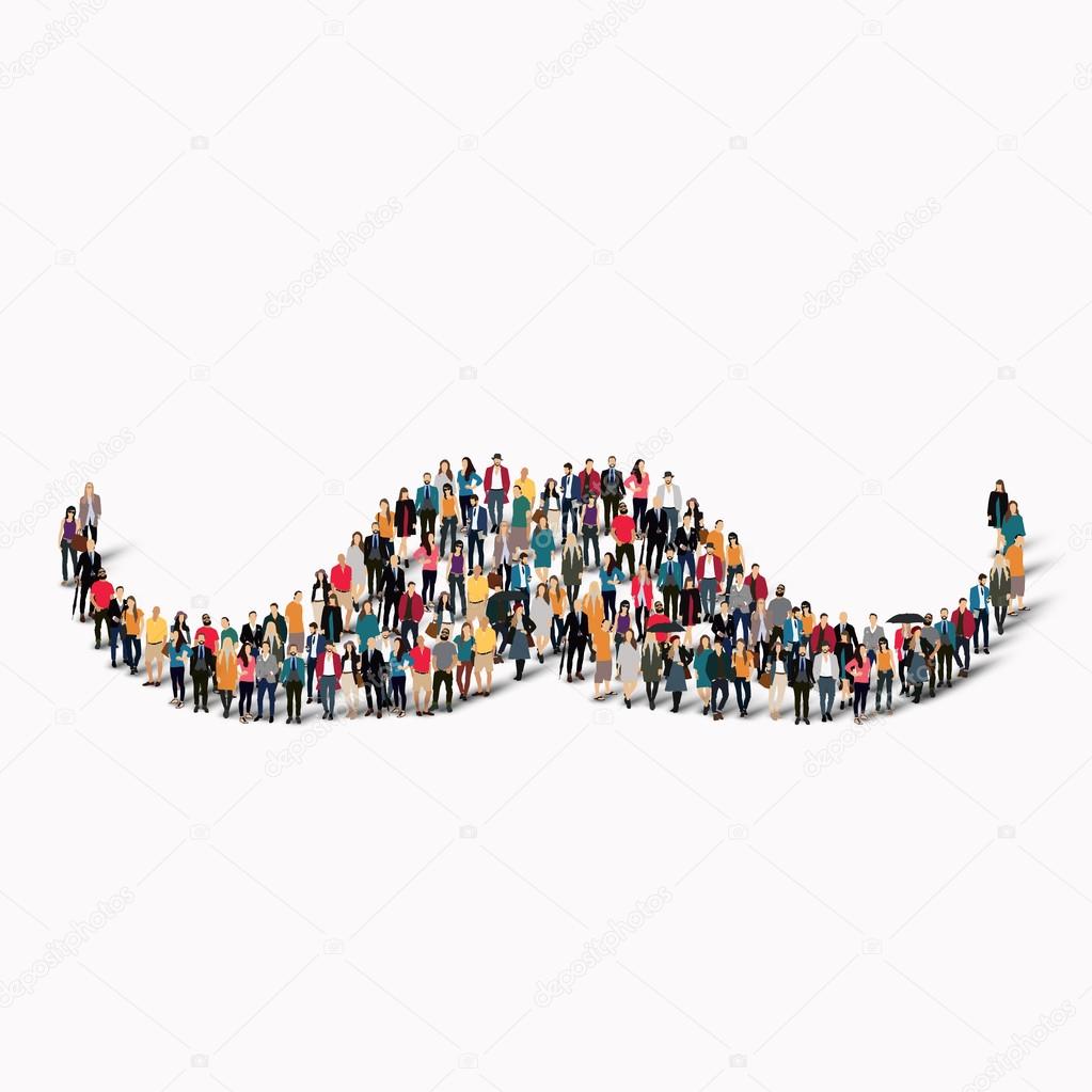 people  shape  mustache hipster