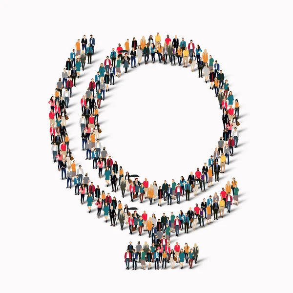 Grup insanlar şekli Küre