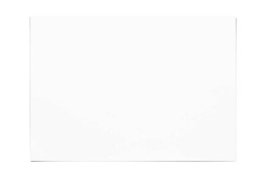 Beyaz arka plan üzerinde izole beyaz boş kağıt.