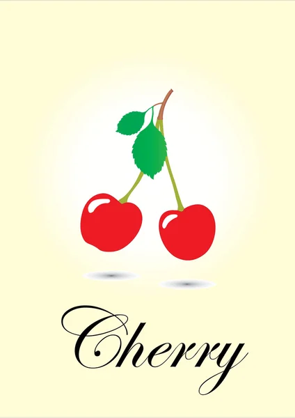 Cherry — Stock Vector