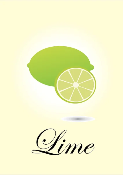 Lime — Stock Vector
