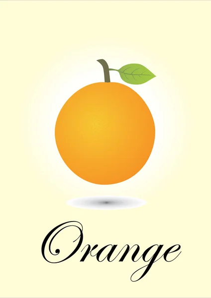 Orange — Stockvektor